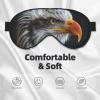 Bald Eagle Print Sleep Mask Silk-Like Eye Mask Sleeping Eye Mask for Women Men for Travel Sleep Relaxation view 3