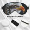 Bald Eagle Print Sleep Mask Silk-Like Eye Mask Sleeping Eye Mask for Women Men for Travel Sleep Relaxation view 4