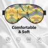 Colorful Dragonfly Print Sleep Mask Silk-Like Eye Mask Sleeping Eye Mask for Women Men for Travel Sleep Relaxation view 3