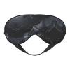 Black Marble Print Sleep Mask Silk-Like Eye Mask Sleeping Eye Mask for Women Men for Travel Sleep Relaxation view 1