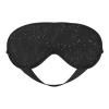 HDSKFNS Black Shimmering Print Sleep Mask Silk-Like Eye Mask Sleeping Eye Mask For Women Men For Travel Sleep Relaxation view 1