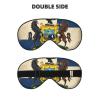 Abstract Pennsylvania State Flag Map02 Print Sleep Mask Silk-Like Eye Mask Sleeping Eye Mask for Women Men for Travel Sleep Relaxation view 2