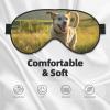 Dog Print Sleep Mask Silk-Like Eye Mask Sleeping Eye Mask for Women Men for Travel Sleep Relaxation view 3