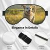 Dog Print Sleep Mask Silk-Like Eye Mask Sleeping Eye Mask for Women Men for Travel Sleep Relaxation view 4