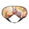 Fun Easter Rabbit Print Sleep Mask Silk-Like Eye Mask Sleeping Eye Mask for Women Men for Travel Sleep Relaxation view 1