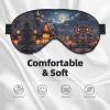 Christmas Print Sleep Mask Silk-Like Eye Mask Sleeping Eye Mask for Women Men for Travel Sleep Relaxation view 3
