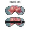 Flower Print Sleep Mask Silk-Like Eye Mask Sleeping Eye Mask for Women Men for Travel Sleep Relaxation view 2