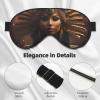 Ancient Egypt Tribe Series Print Sleep Mask Silk-Like Eye Mask Sleeping Eye Mask for Women Men for Travel Sleep Relaxation view 4