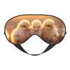 A Brood of Chickens2 Print Sleep Mask Silk-Like Eye Mask Sleeping Eye Mask for Women Men for Travel Sleep Relaxation view 1