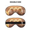 A Brood of Chickens2 Print Sleep Mask Silk-Like Eye Mask Sleeping Eye Mask for Women Men for Travel Sleep Relaxation view 2