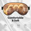 A Brood of Chickens2 Print Sleep Mask Silk-Like Eye Mask Sleeping Eye Mask for Women Men for Travel Sleep Relaxation view 3