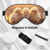 A Brood of Chickens2 Print Sleep Mask Silk-Like Eye Mask Sleeping Eye Mask for Women Men for Travel Sleep Relaxation view 4