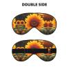 Beautiful Sunflower 1 Print Sleep Mask Silk-Like Eye Mask Sleeping Eye Mask for Women Men for Travel Sleep Relaxation view 2