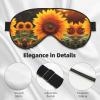 Beautiful Sunflower 1 Print Sleep Mask Silk-Like Eye Mask Sleeping Eye Mask for Women Men for Travel Sleep Relaxation view 4