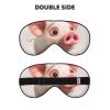 Cartoon Pig Print Sleep Mask Silk-Like Eye Mask Sleeping Eye Mask for Women Men for Travel Sleep Relaxation view 2