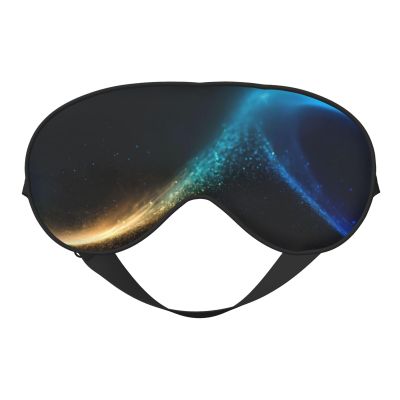 HDSKFNS Abstract Geometric Print Sleep Mask Silk-Like Eye Mask Sleeping Eye Mask For Women Men For Travel Sleep Relaxation
