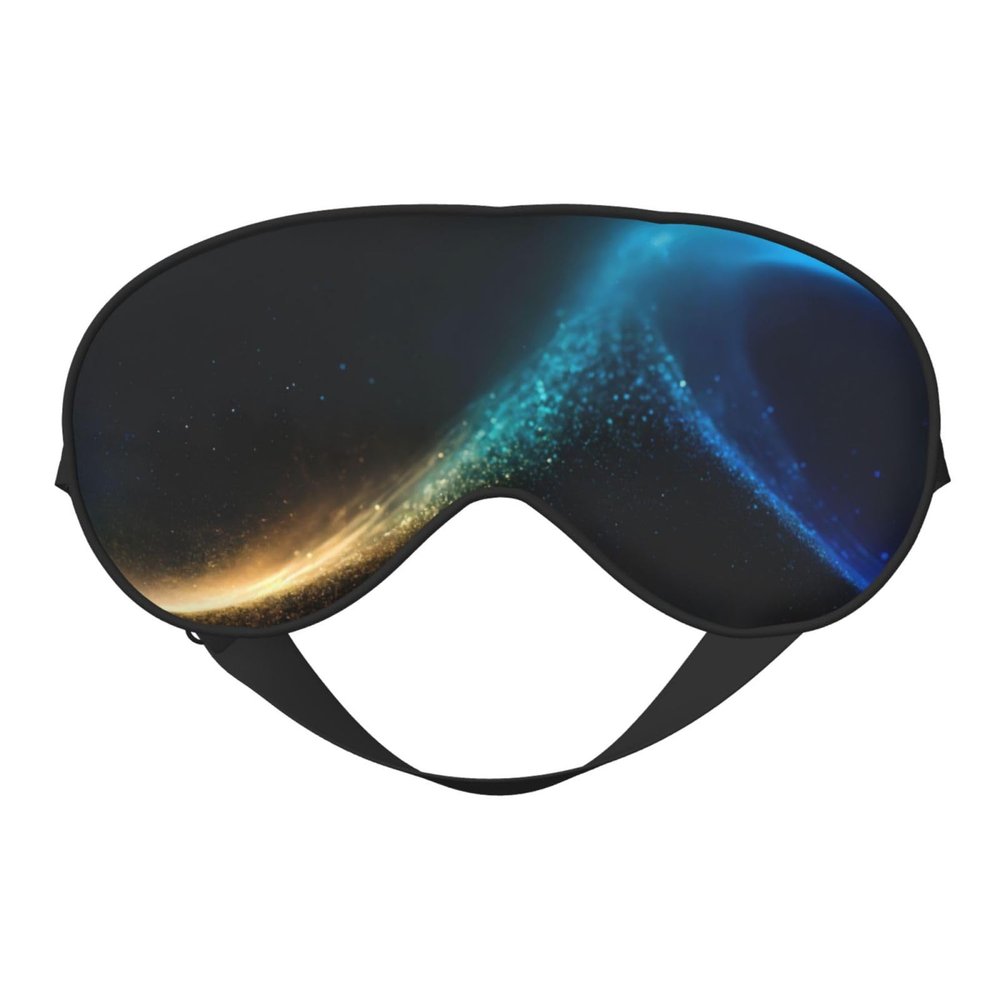 HDSKFNS Abstract Geometric Print Sleep Mask Silk-Like Eye Mask Sleeping Eye Mask For Women Men For Travel Sleep Relaxation