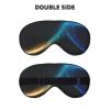 HDSKFNS Abstract Geometric Print Sleep Mask Silk-Like Eye Mask Sleeping Eye Mask For Women Men For Travel Sleep Relaxation view 2