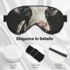 Cute Cow Print Sleep Mask Silk-Like Eye Mask Sleeping Eye Mask for Women Men for Travel Sleep Relaxation view 4