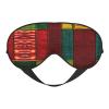 African Style Patchwork 1 Print Sleep Mask Silk-Like Eye Mask Sleeping Eye Mask for Women Men for Travel Sleep Relaxation view 1