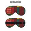 African Style Patchwork 1 Print Sleep Mask Silk-Like Eye Mask Sleeping Eye Mask for Women Men for Travel Sleep Relaxation view 2