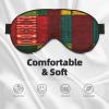 African Style Patchwork 1 Print Sleep Mask Silk-Like Eye Mask Sleeping Eye Mask for Women Men for Travel Sleep Relaxation view 3
