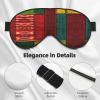 African Style Patchwork 1 Print Sleep Mask Silk-Like Eye Mask Sleeping Eye Mask for Women Men for Travel Sleep Relaxation view 4