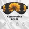 Beautiful Sunflower 4 Print Sleep Mask Silk-Like Eye Mask Sleeping Eye Mask for Women Men for Travel Sleep Relaxation view 3