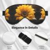 Beautiful Sunflower 4 Print Sleep Mask Silk-Like Eye Mask Sleeping Eye Mask for Women Men for Travel Sleep Relaxation view 4