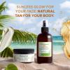 Just Nutritive Sunless Facial Tanning Cream & Body Nutritive Serum | Self-Tanner for Face + Hydrating Body Oil for Glowing, Smooth, Radiant Skin | Natural 2-Pack view 3