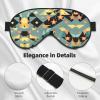 Atomic Stars Retro Pattern Print Sleep Mask Silk-Like Eye Mask Sleeping Eye Mask for Women Men for Travel Sleep Relaxation view 4