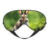 HDSKFNS Bunny Rabbits Print Sleep Mask Silk-Like Eye Mask Sleeping Eye Mask For Women Men For Travel Sleep Relaxation view 1