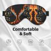 Electric Guitar Print Sleep Mask Silk-Like Eye Mask Sleeping Eye Mask for Women Men for Travel Sleep Relaxation view 3