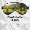 Countryside Road Print Sleep Mask Silk-Like Eye Mask Sleeping Eye Mask for Women Men for Travel Sleep Relaxation view 3