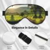 Countryside Road Print Sleep Mask Silk-Like Eye Mask Sleeping Eye Mask for Women Men for Travel Sleep Relaxation view 4