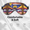 Arizona Flag-Standard Print Sleep Mask Silk-Like Eye Mask Sleeping Eye Mask for Women Men for Travel Sleep Relaxation view 3