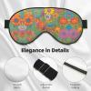Bright Color 1 Print Sleep Mask Silk-Like Eye Mask Sleeping Eye Mask for Women Men for Travel Sleep Relaxation view 4