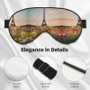 Beautiful Eiffel Tower Paris Print Sleep Mask Silk-Like Eye Mask Sleeping Eye Mask for Women Men for Travel Sleep Relaxation view 4