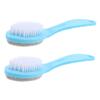 BIUDECO 2pcs Sided Foot Scrubber for Cracked Heels Pedicure Tools for Feet Double-Sided Pumice Stone Brush Exfoliating Brush for Dead Skin Removal view 1