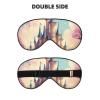 Cute Fairy Tale Castle04 Print Sleep Mask Silk-Like Eye Mask Sleeping Eye Mask for Women Men for Travel Sleep Relaxation view 2