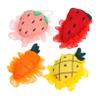 SAFIGLE 4pcs Luxury Oversized Bathing Balls Exfoliating Body Scrubbers Fruit-Theme Carrot Watermelon Gentle Skin Cleansing view 1