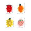 SAFIGLE 4pcs Luxury Oversized Bathing Balls Exfoliating Body Scrubbers Fruit-Theme Carrot Watermelon Gentle Skin Cleansing view 2