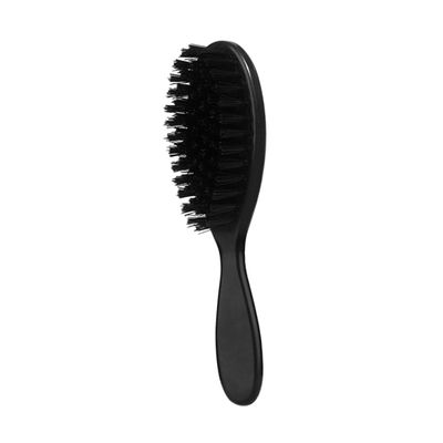 Ipetboom Retro Oil Head Brush Bristle Barber Shredded Hair Brush Beard Comb for Men