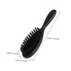 Ipetboom Retro Oil Head Brush Bristle Barber Shredded Hair Brush Beard Comb for Men view 3