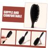Ipetboom Retro Oil Head Brush Bristle Barber Shredded Hair Brush Beard Comb for Men view 4