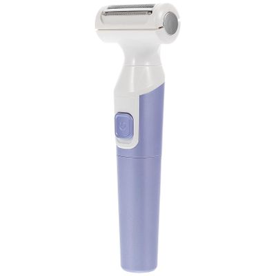 Ipetboom Women Electric Shaver Dual Head Hair Removal Trimmer for Body Face Bikini Underarms Quick Charging Compact and Portable for Wet Dry Use Blue