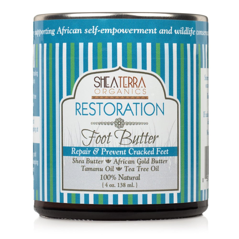 FOOT RITUALS RESTORATION Foot Butter  Deep Moisture Balm for Dry, Tired Feet  Natural Oils & Butters  2 oz