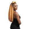 Janet Collection Human Hair Blend HD Lace Front Wig 360 Glueless Melt Hand-Tied 13X6 Frontal Part Miri (1B) view 3