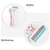 DEARMAMY 2PCS Manual Armpit Hair Razor Set 6-Blade Anti-Cut Shaving Razor for Men and Women Non-Slip Handle Hair Removal Kit for Safe Grooming view 3