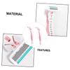 DEARMAMY 2PCS Manual Armpit Hair Razor Set 6-Blade Anti-Cut Shaving Razor for Men and Women Non-Slip Handle Hair Removal Kit for Safe Grooming view 4